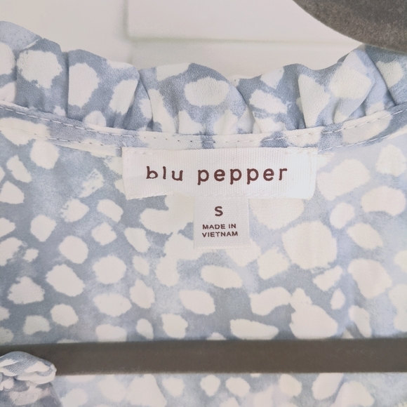 Blu Pepper Blue Dress - Picture 3 of 5